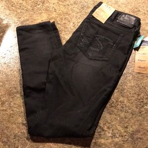 Silver joga jeans